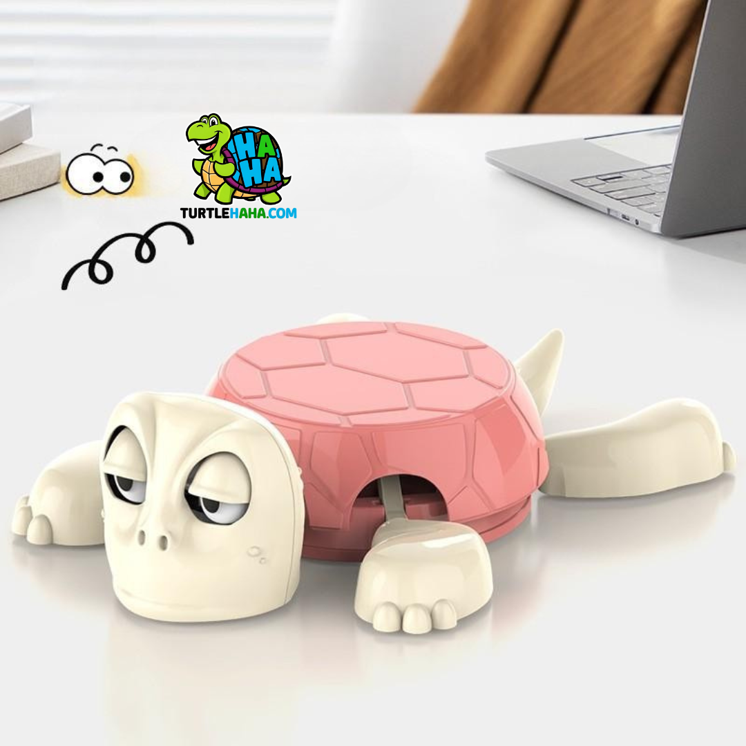 TurtleHaha Coaster – Funny Popping Eyes Stress Relief Toy 3D Printed